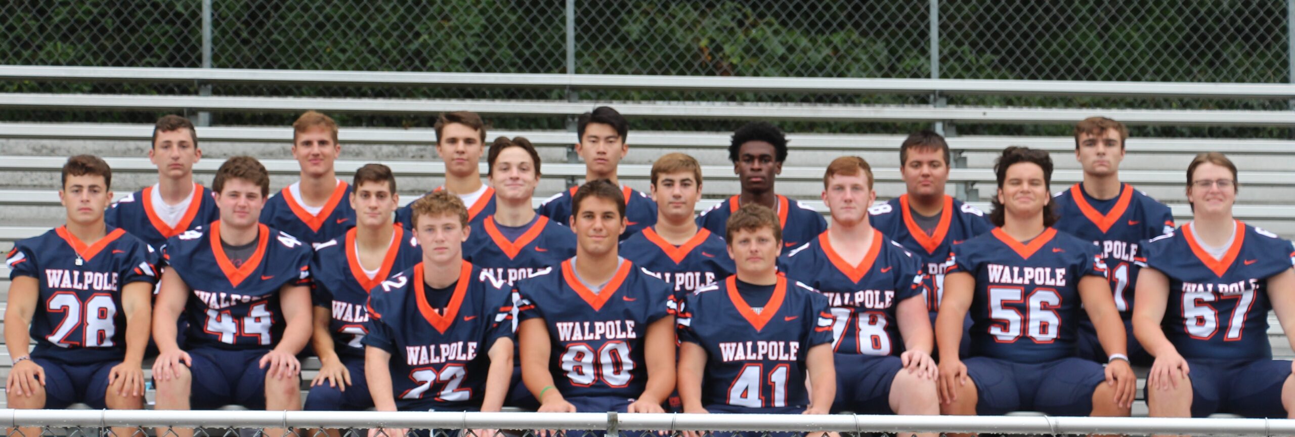 Walpole High School Varsity Football 2021 Seniors 2050